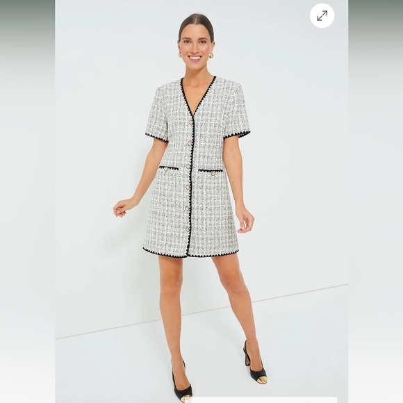 Tuckernuck Pomander Place Tweed Josephine Dress - Picture 1 of 5